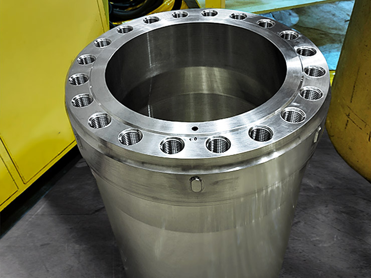 Horní část kolektoru primárního okruhu